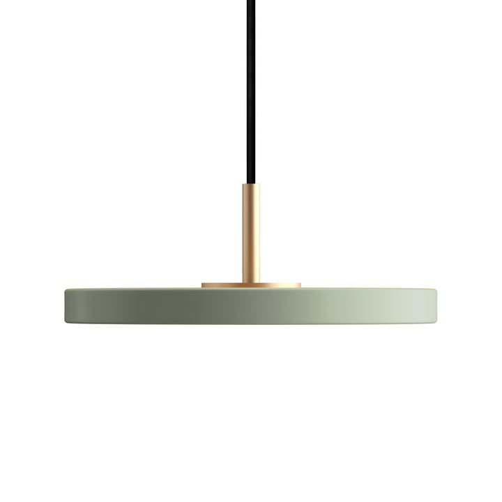 Asteria Micro lampe LED suspendue en laiton / olive de Umage