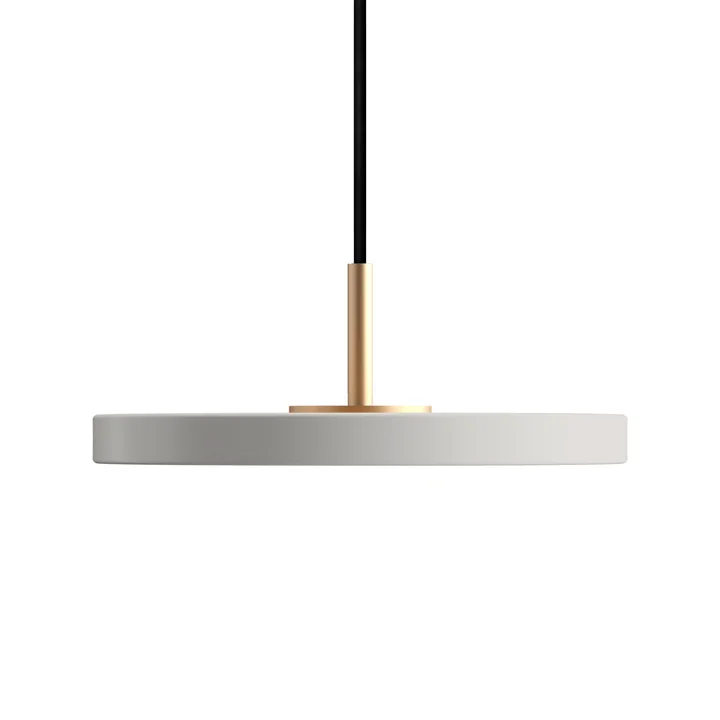 Asteria Micro Suspension à LED en laiton / mist de Umage