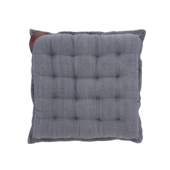 Södahl - Melange Coussin d'assise, 40 x 40 cm, indigo