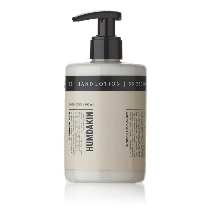 Lotion pour les mains, 300 ml, Rhubarbe et Bouleau de Humdakin