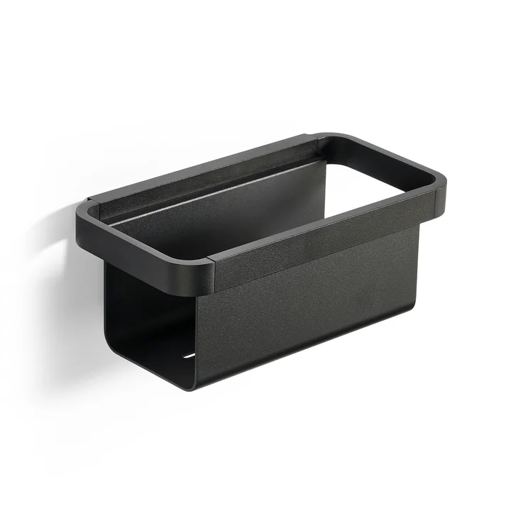 Rim Etagère de douche, 11 x 22 cm, noir de Zone Denmark