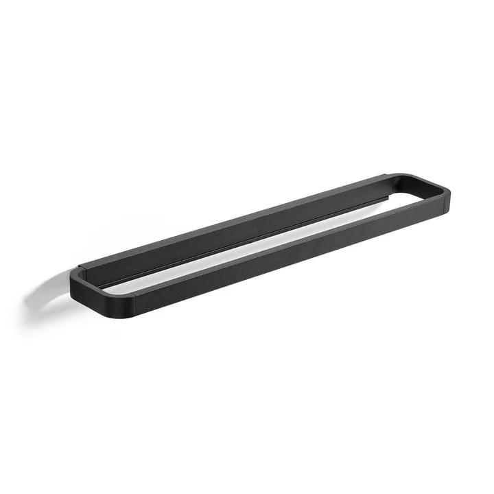Rim porte-serviettes, 7,5 x 44 cm, noir (simple) de Zone Denmark