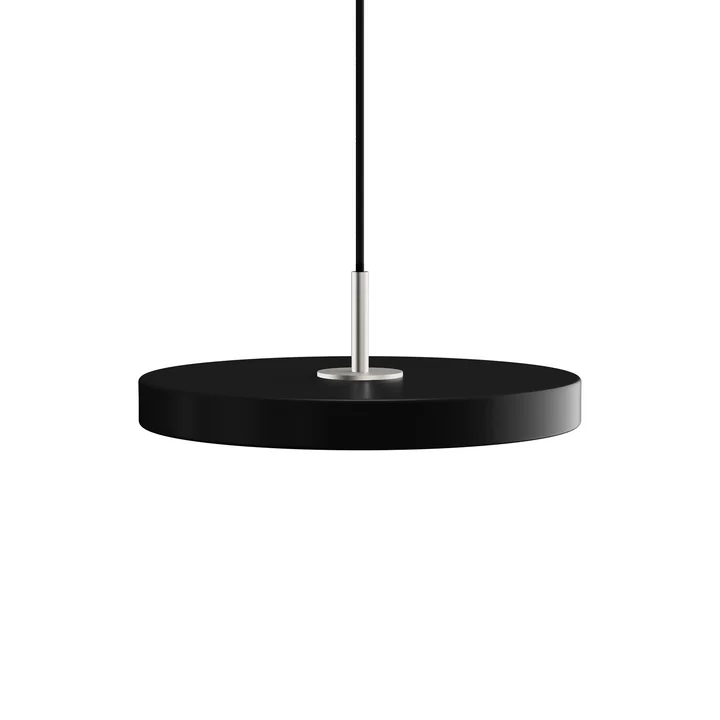 La lampe LED suspendue Asteria Mini de Umage en acier / noir