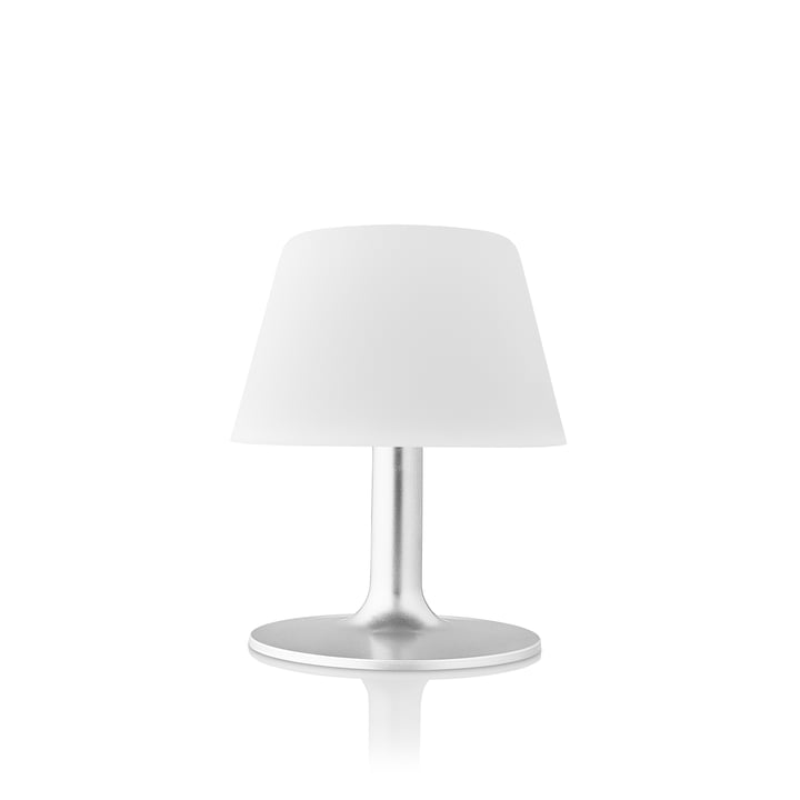SunLight Lampe de table de jardin LED de Eva Solo en couleur blanche