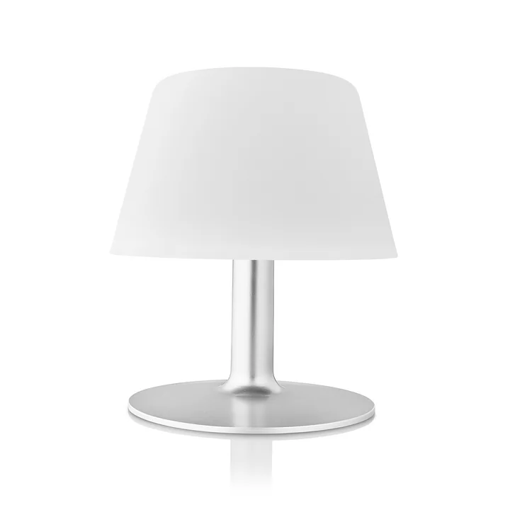 SunLight Lounge Lampe de table de jardin LED de Eva Solo en couleur blanche