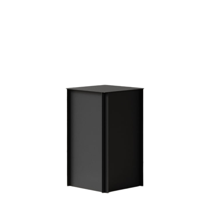 Pedestal Table d'appoint / podium 45 de Nichba Design dans la couleur noir