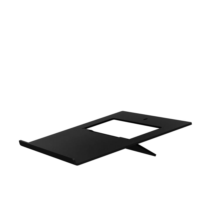 Support pour ordinateur portable de Nichba en couleur noire