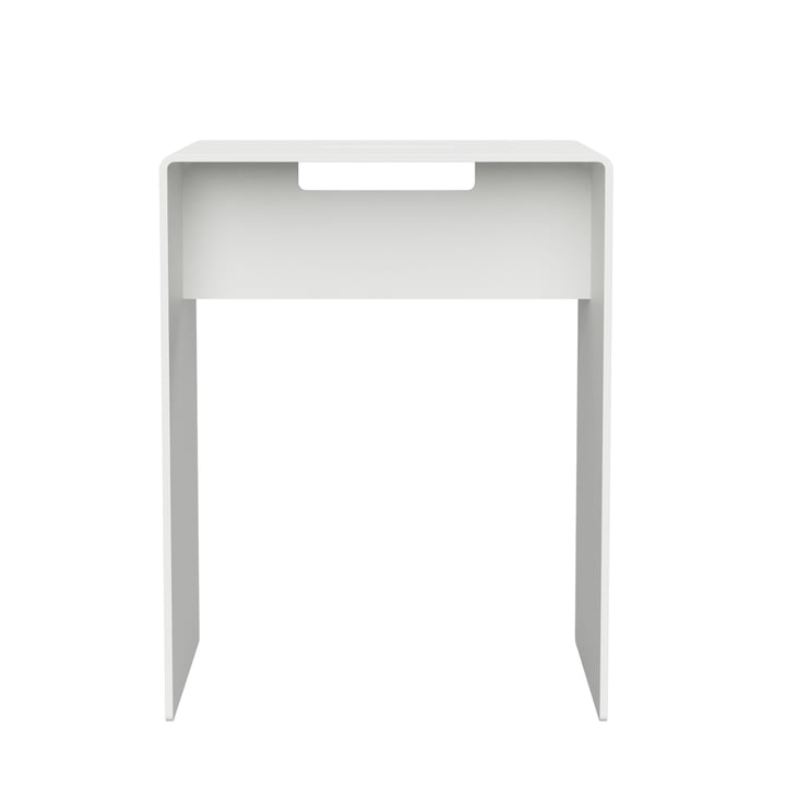 Tabouret H 45 cm de Nichba Design dans la couleur blanc