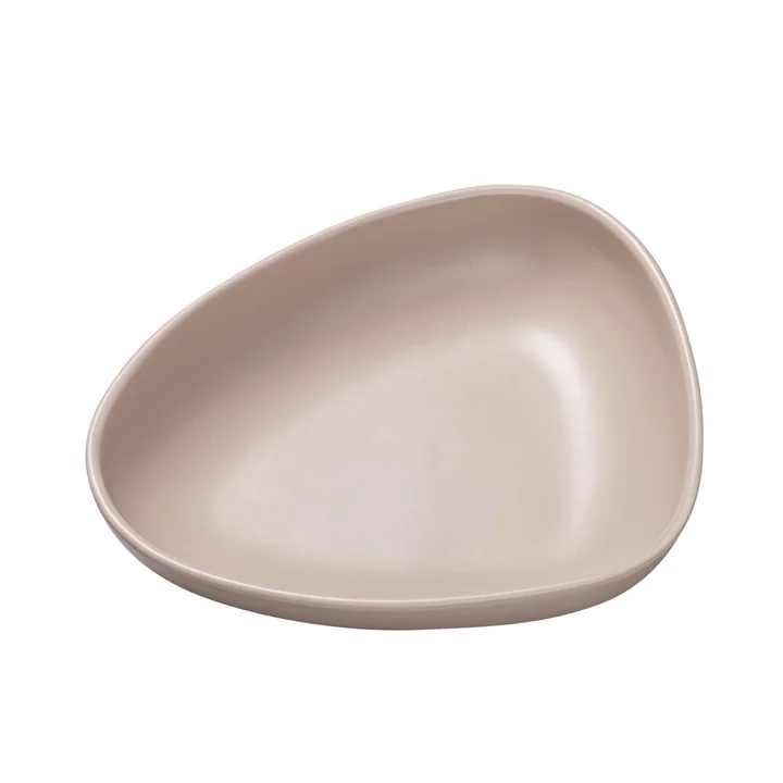 Curve Stoneware assiette creuse, 22 x 19 cm en sable de Lind DNA