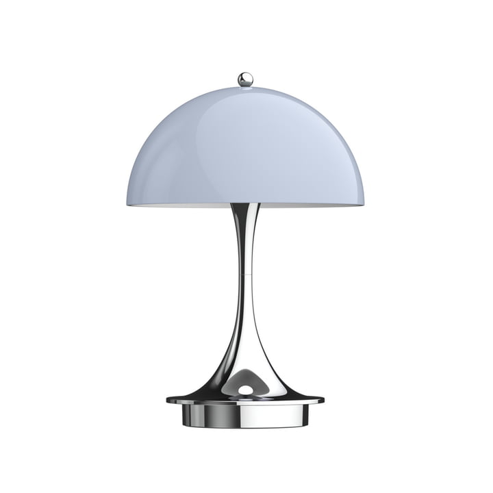 Louis Poulsen - Panthella Portable Lampe de table LED rechargeable, gris opale