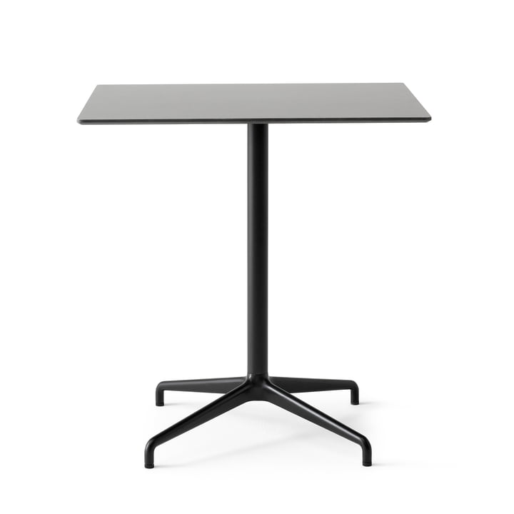 Rely ATD4 Outdoor Table, 60 x 70 cm, noir de & Tradition