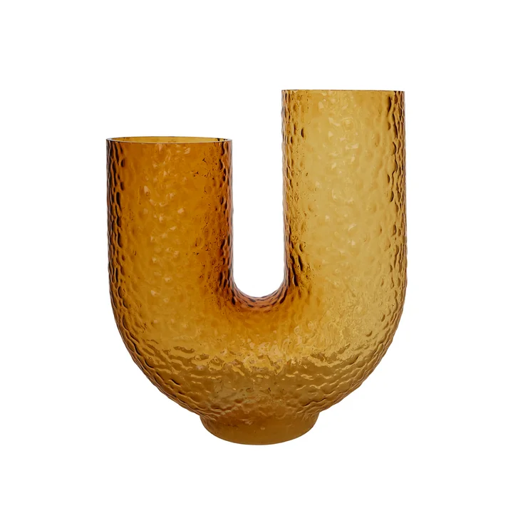 Arura Vase High de AYTM dans la couleur ambre