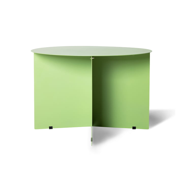 Table d'appoint ronde en métal de HKliving dans la couleur fern green
