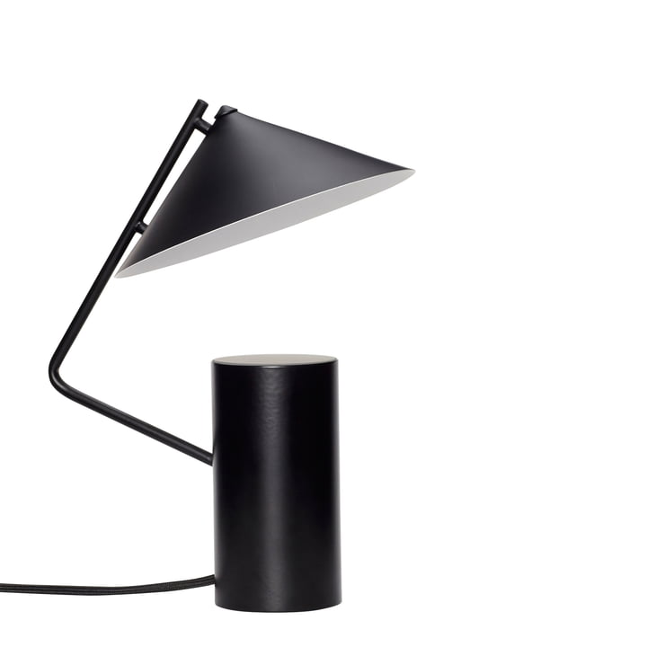 La lampe de table en métal de Hübsch Interior en noir