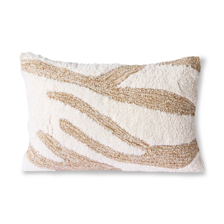 Fluffy Coussin de HKliving dans la couleur blanc / beige