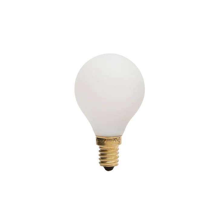 Porcelain LED en Porcelain I E14 3W, Ø 4,5 cm de Tala en blanc mat