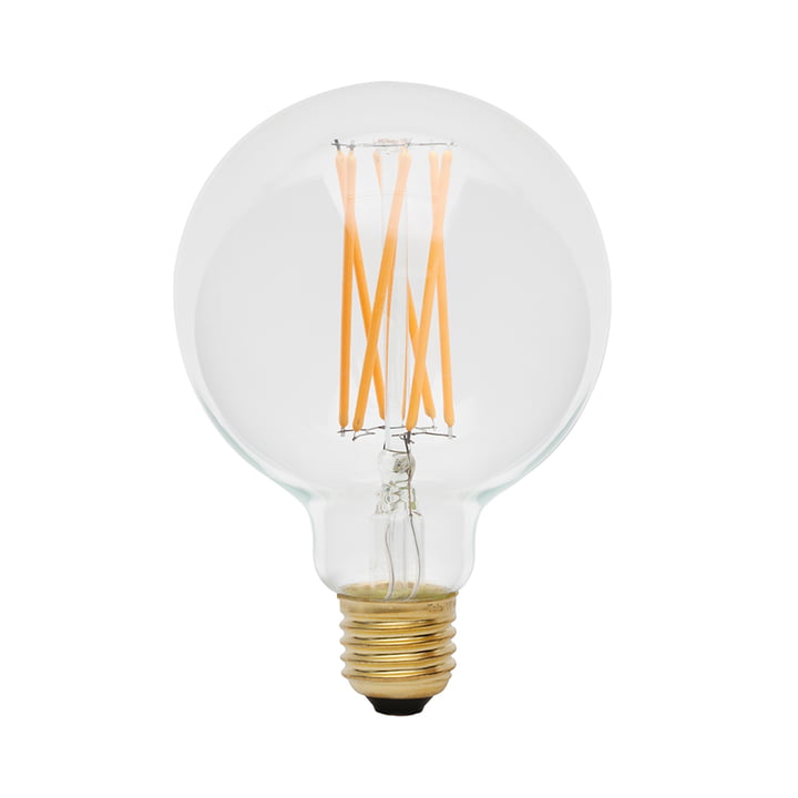 Ampoule LED Elva E27 6W, Ø 9,5 cm par Tala en transparent