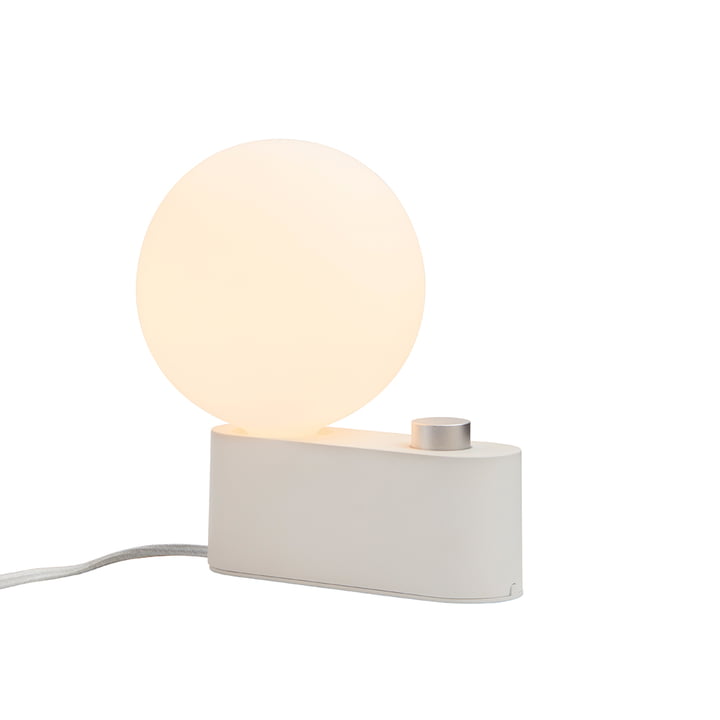 Alumina Lampe de table, chalk y compris Sphere IV Ampoule LED E27 8W, Ø 15 cm, blanc mat de Tala