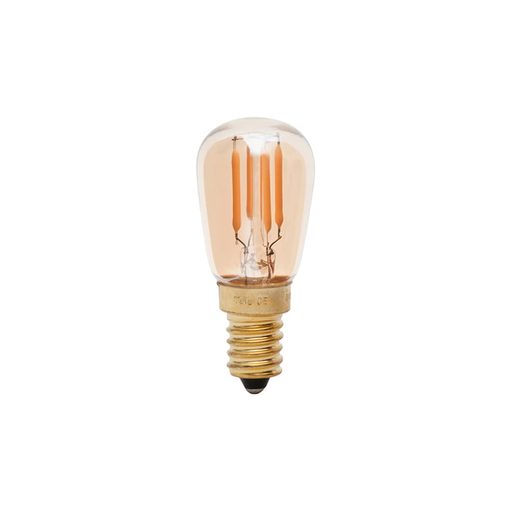 Ampoule LED pygmée E14 2W, Ø 2,8 cm de Tala en jaune transparent