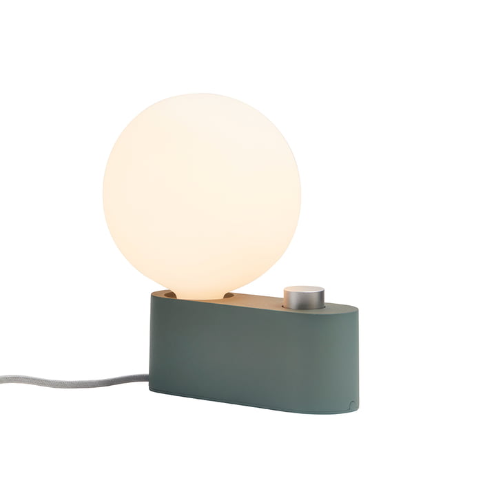 Alumina Lampe de table, sage y compris Sphere IV Ampoule LED E27 8W, Ø 15 cm, blanc mat de Tala