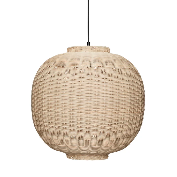 Chand Suspension de Hübsch Interior dans la version rattan