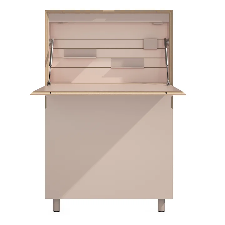 Flatmate Secrétaire mural, powder / bouleau de Müller Small Living