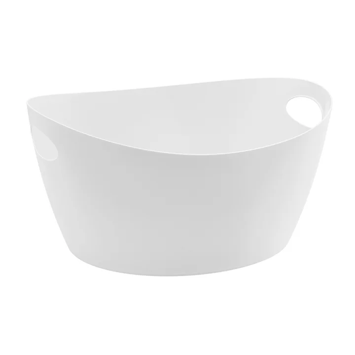 Bottichelli Zuber L, recycled white de Koziol