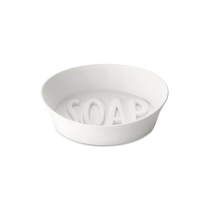 Soap Porte-savon, recycled white de Koziol