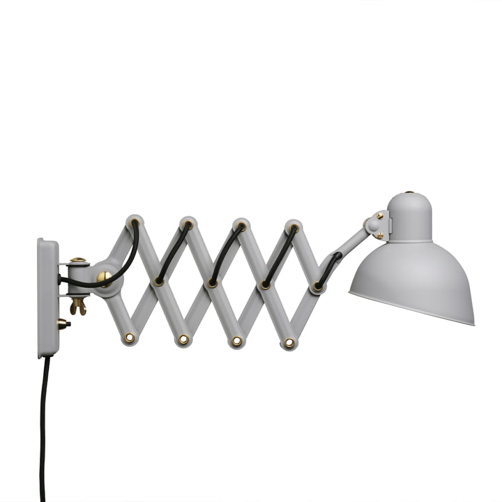 KAISER idell 6718 Lampe à ciseaux Applique murale, easy grey de Fritz Hansen