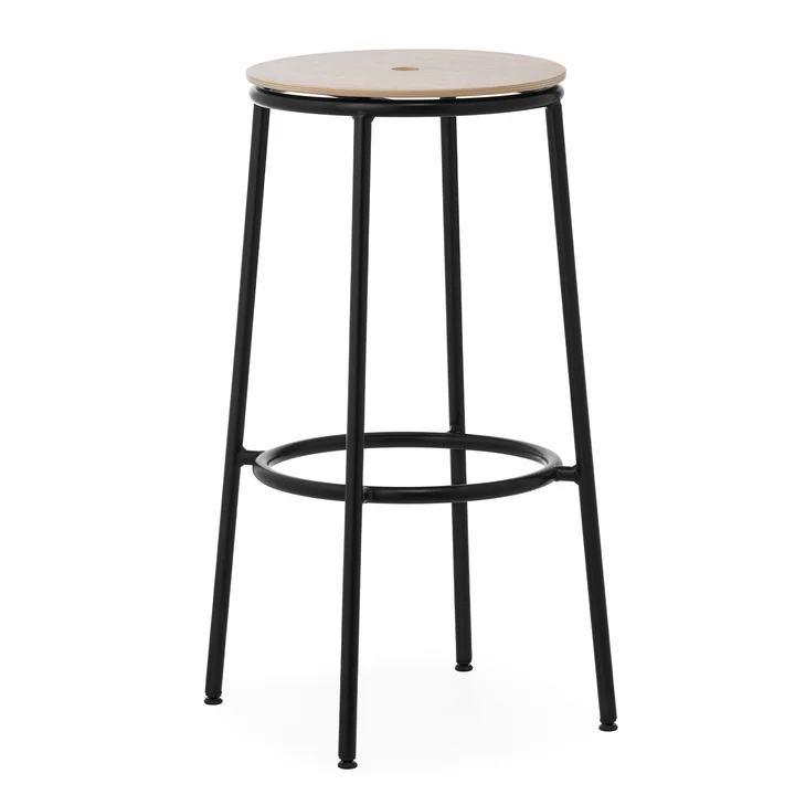 Circa Tabouret de bar, H 75 cm, chêne naturel de Normann Copenhagen