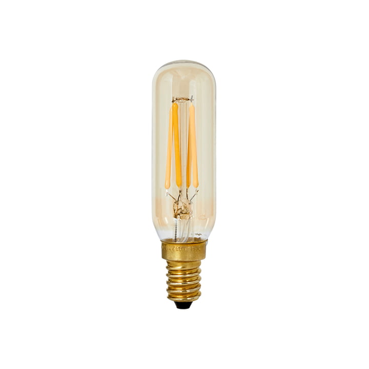 Ampoule Totem LED E14 3W, Ø 2 cm de Tala en jaune transparent