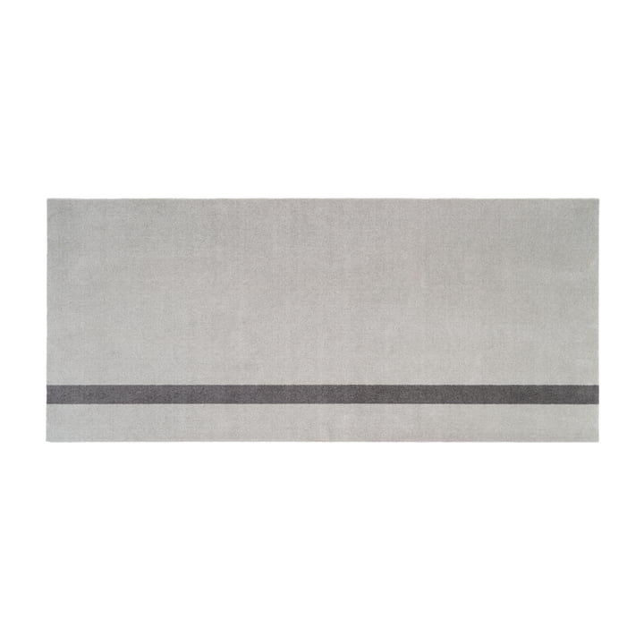 Stripes Vertical Tapis de sol, 90 x 200 cm, gris clair / gris acier de Tica Copenhagen