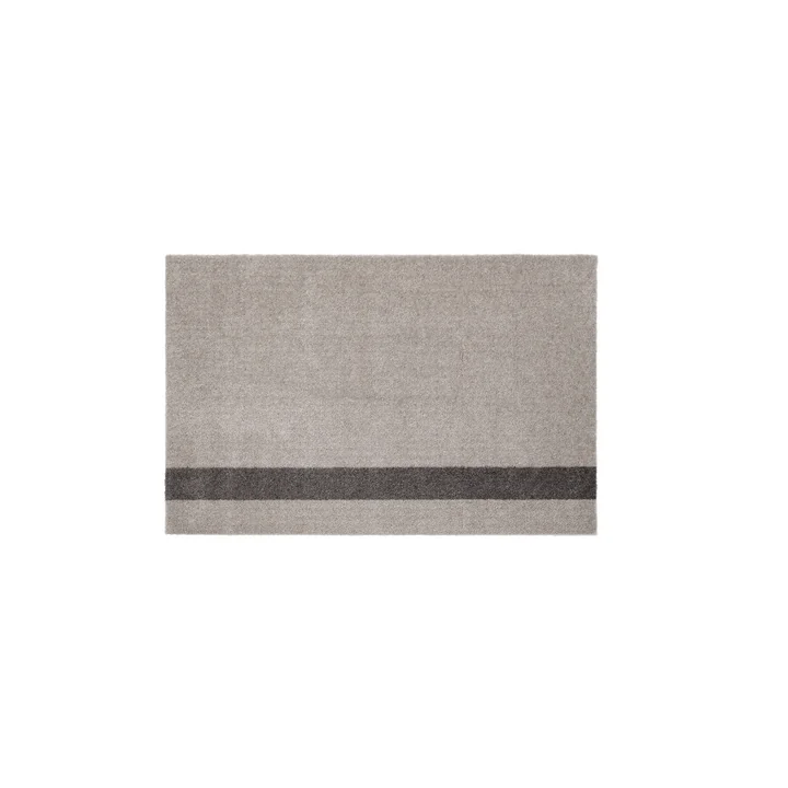 Stripes Vertical Tapis, 60 x 90 cm, gris clair / gris acier de Tica Copenhagen