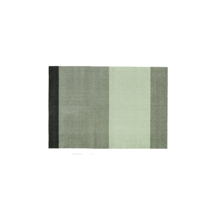 Stripes Horizontal Tapis, 90 x 130 cm, clair / dusty / vert foncé de Tica Copenhagen