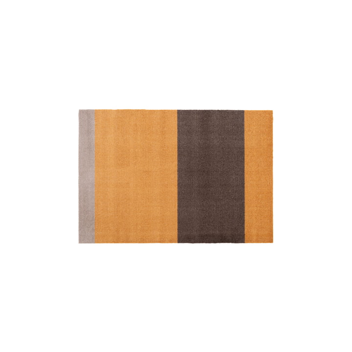 Stripes Horizontal Tapis, 90 x 130 cm, dijon / marron / sable de Tica Copenhagen