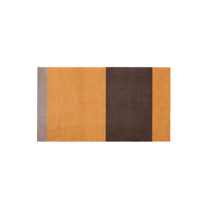 Stripes Horizontal Tapis, 67 x 120 cm, dijon / marron / sable de Tica Copenhagen