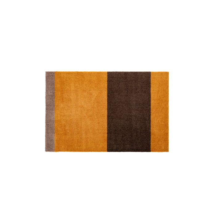 Stripes Horizontal Tapis, 60 x 90 cm, dijon / marron / sable de Tica Copenhagen