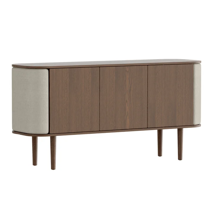 Treasures Sideboard avec 3 portes de Umage dans la finition chêne foncé / white sands