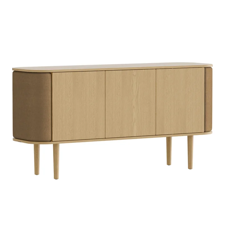 Treasures Sideboard avec 3 portes de Umage dans la finition chêne naturel / sugar brown