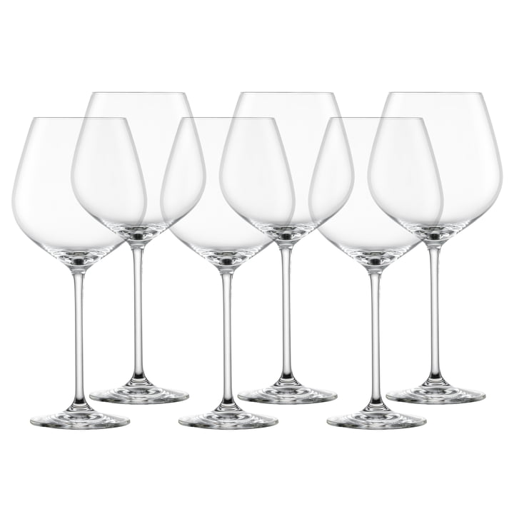 Fortissimo Verre à vin, verre à vin rouge Bourgogne (set de 6) de Schott Zwiesel