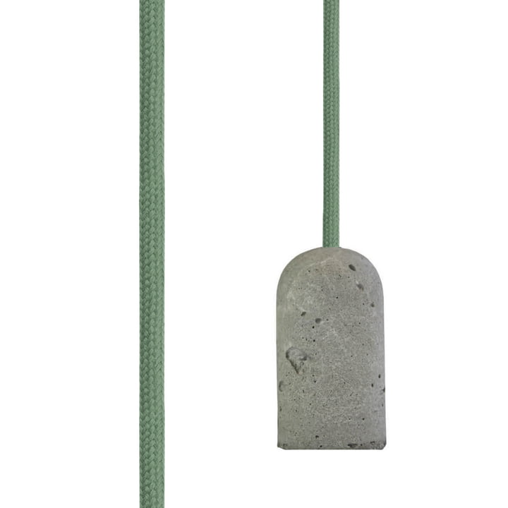 Cadre de base en béton de la collection NUD avec câble textile en aérosol marin (TT-455)