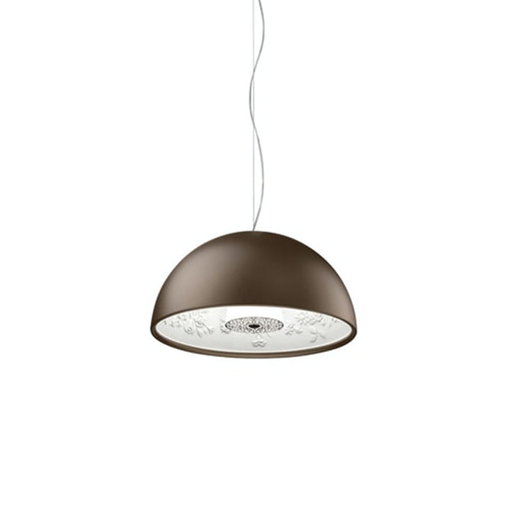 Skygarden Small LED Lampe suspendue, Ø 40 cm par Flos en rouille