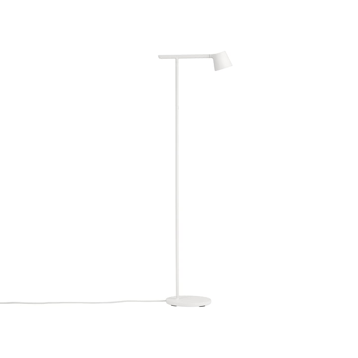 Le lampadaire LED Tip de Muuto en blanc