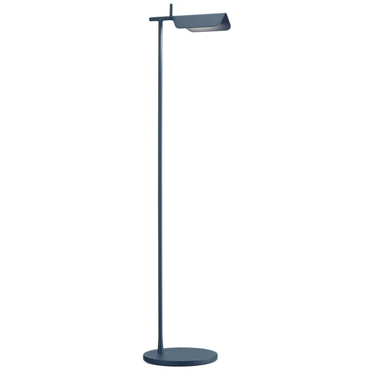 Lampadaire LED Tab F, bleu mat - Flos