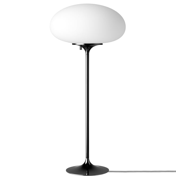 Stemlite Lampe de table, H 70 cm, noir / givré de Gubi