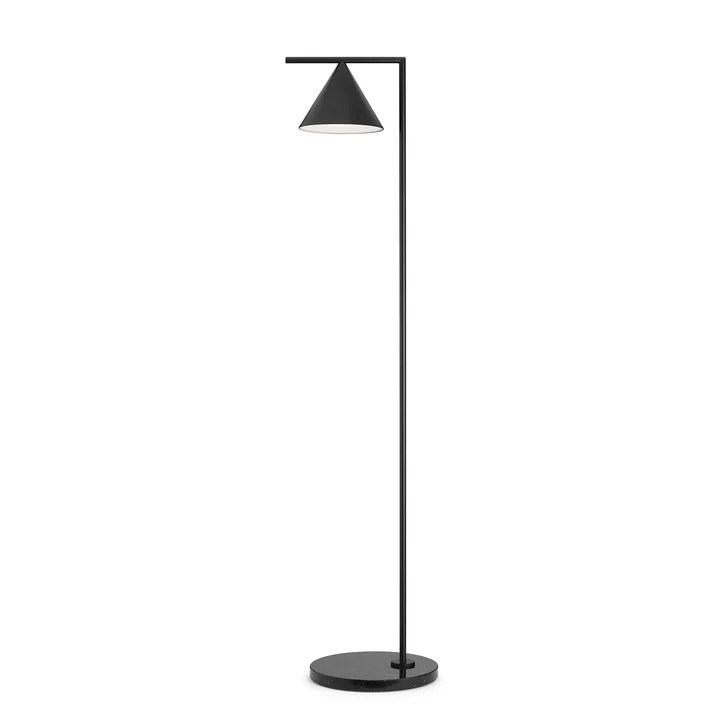 Le lampadaire à LED Captain Flint en noir de Flos