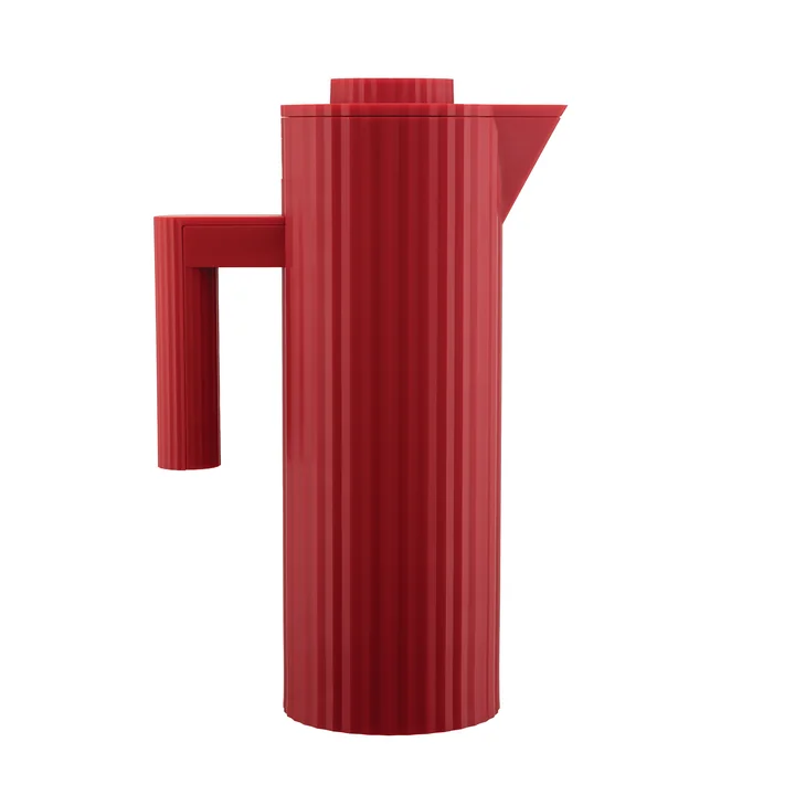 Plissé Verseuse isolante de Alessi dans la couleur rouge
