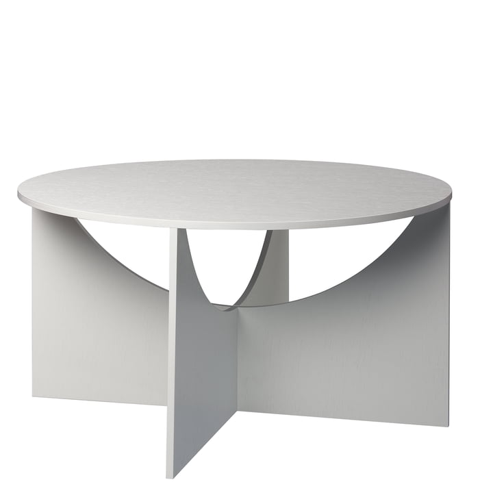 Charlotte Table basse, H 40 cm, blanc de sécurité de e15