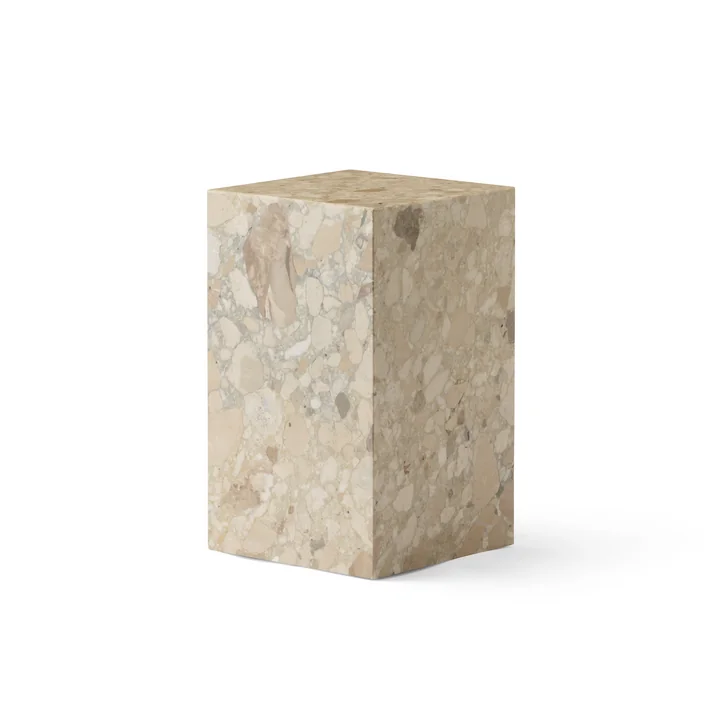 Plinth Tall table d'appoint de Audo dans la finition Kunis Breccia