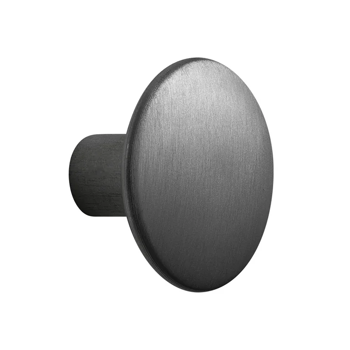 Crochet mural " The Dots Metal " single medium, noir de Muuto